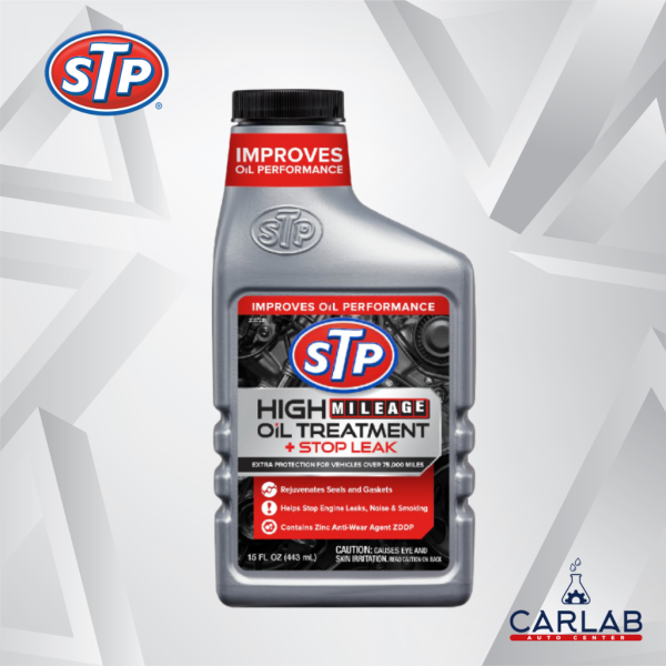High Mileage Oil Treatmen + Stop Leak