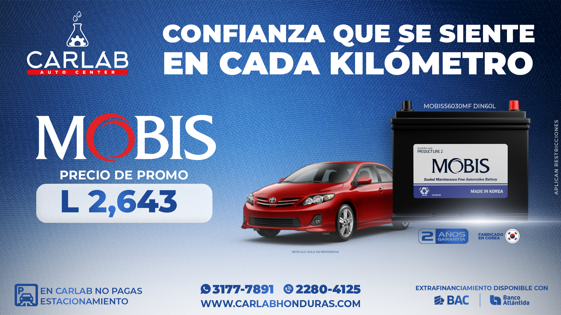 BATERÍAS MOBIS 1