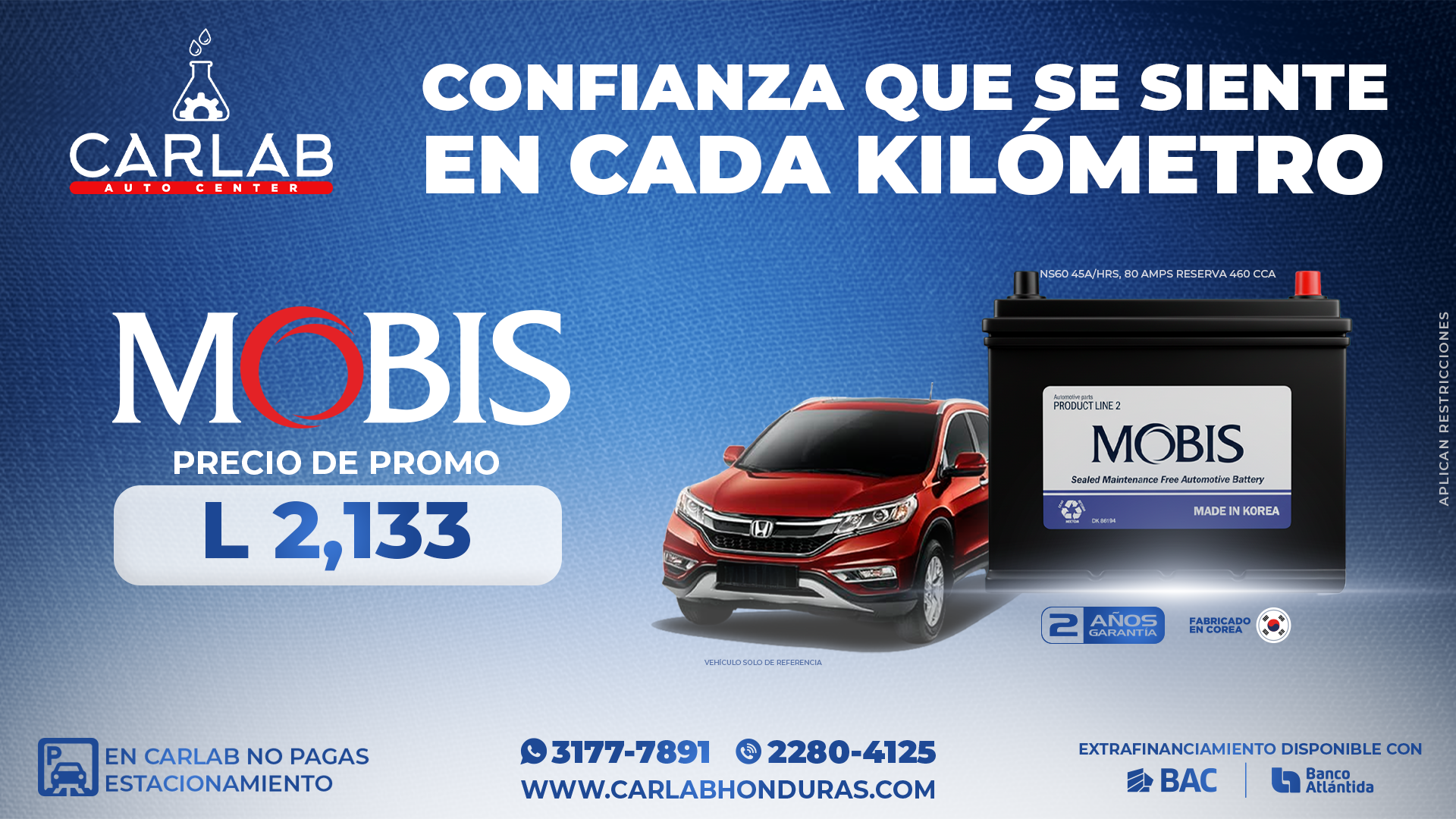BATERÍAS MOBIS 2